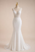 V-Neck Wedding Dress