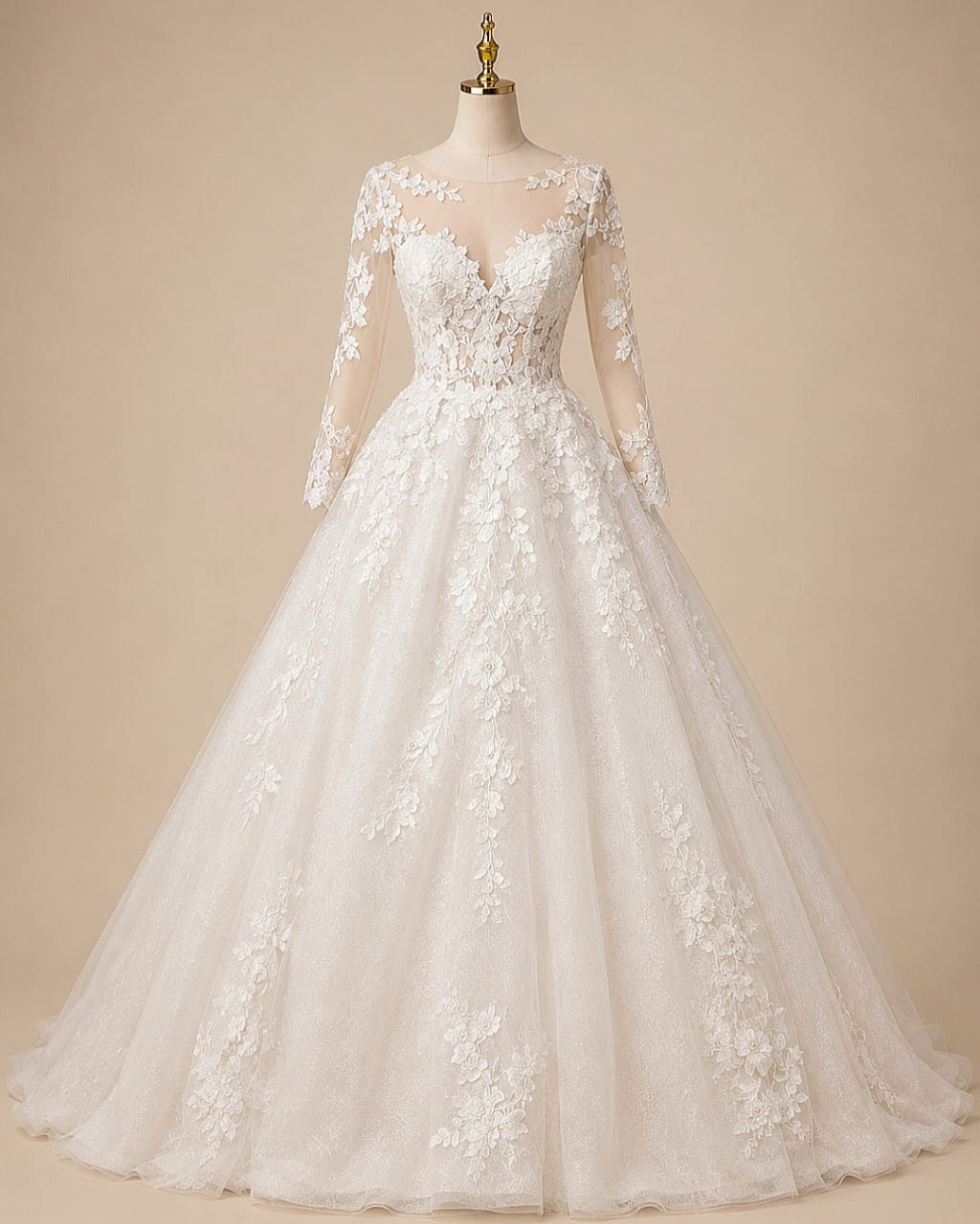 Aristocratic Wedding Gown