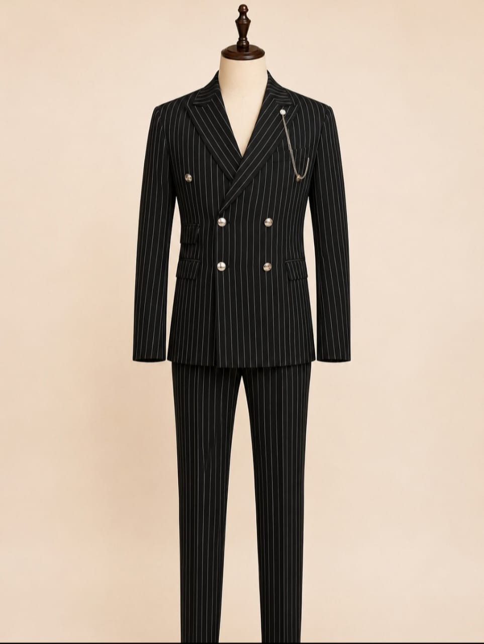 Men's Striped Suit