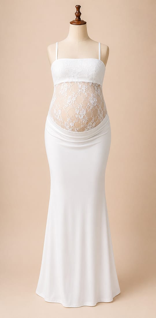 Spaghetti Maternity Dress