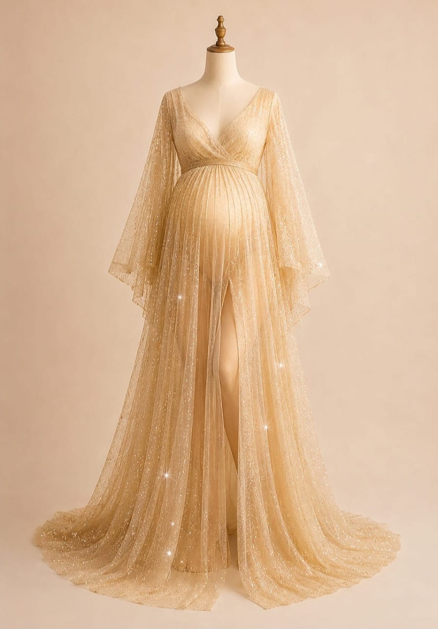 Glitter Maternity dress