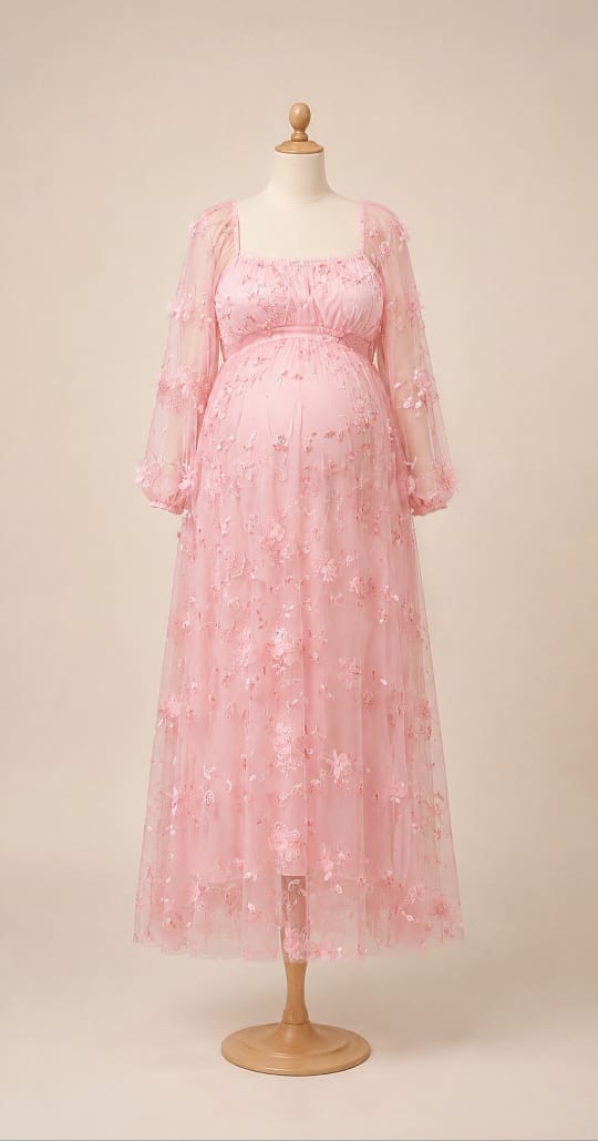 Floral Embroidered Dress