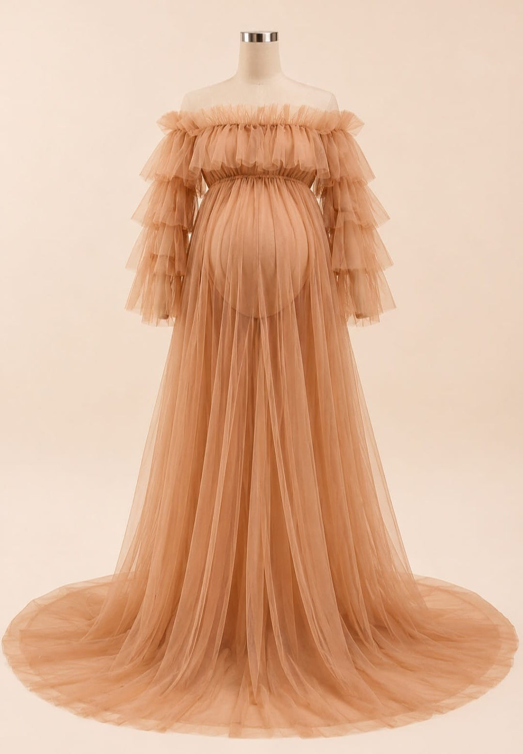 Mesh Maternity Dress