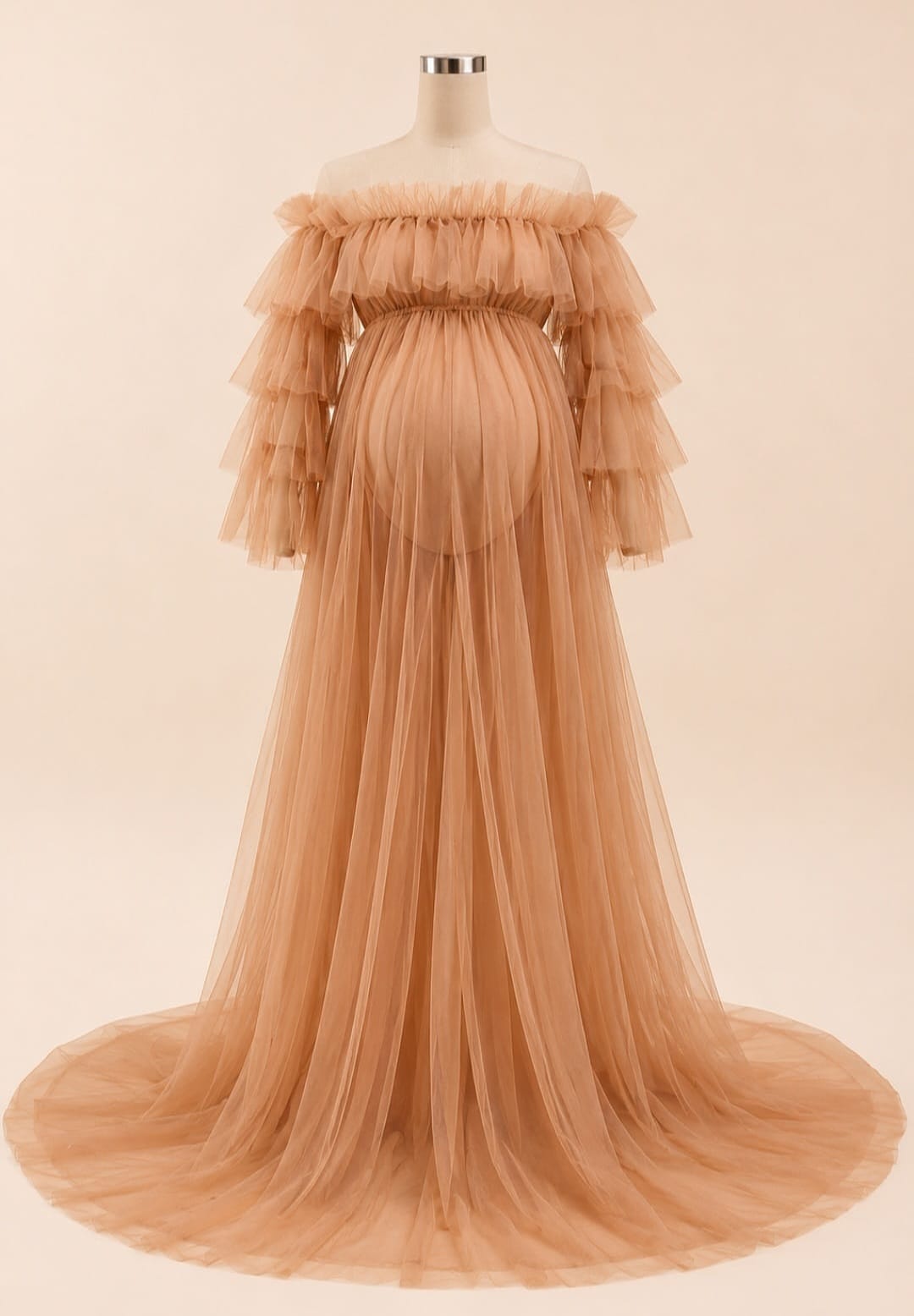 Mesh Maternity Dress