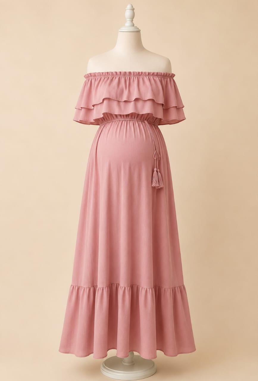 Maternity Ruffle Dress