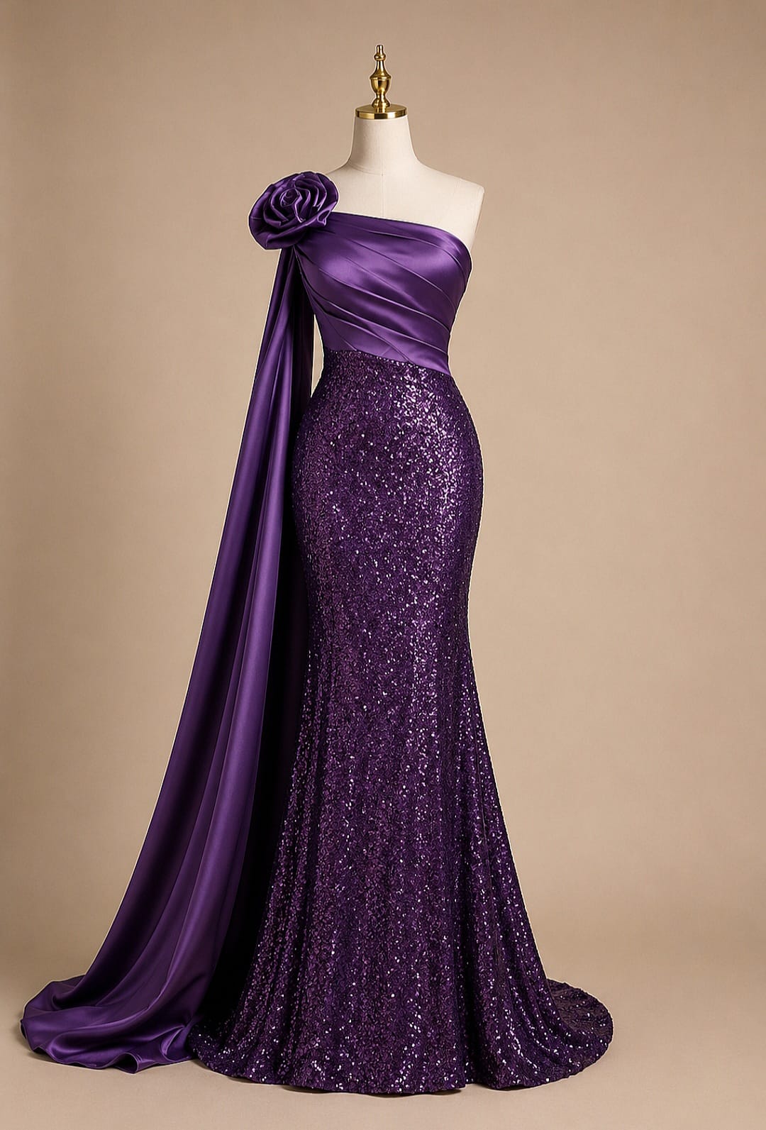 Satin Mermaid Dress