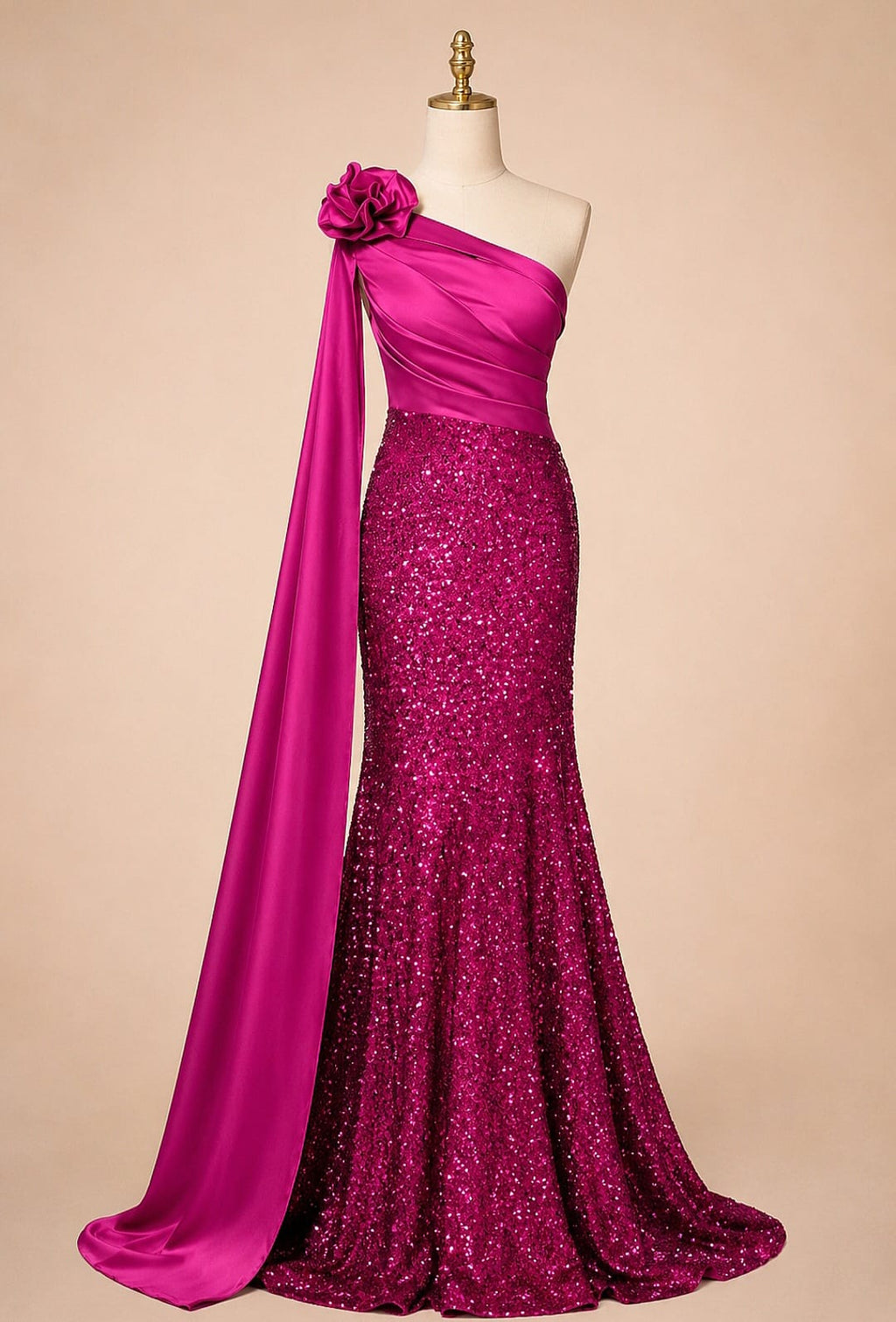 Satin Mermaid Dress